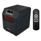 Infrared Quarts Space Heater  1500 Watt 4 Element Portable Electric Heater black