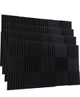 48 Pack 12  X 12  X 1 acoustic Foam Panel Wedge Studio Soundproofing Wall Tiles