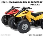 2001-2005 Honda Trx90 Sportrax Decal  Sticker Oem Kit Plastic 90 Ex Mark Quad
