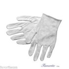 100  Cotton White Lisle Heavy Duty Jewelry Inspection Ladies Gloves 1 Dz Pairs 