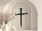 Wall Cross Religious Metal Wall Art Minimalist Decorations For Home Office