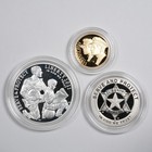 2021 National Law Enforcement Memorial - 3-coin Gold   Silver Proof Set