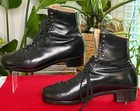 Vintage 1970s Reidell 220 Black Leather Men s Skate Boots L3 Size 8