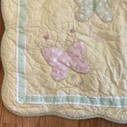Pottery Barn Kids Standard Sham Quilted Patchwork Polka Dot Butterflies