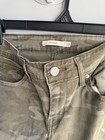 Levi s 711 Skinny Jeans Size 26 Green Camo Camouflage Mid Rise Stretch