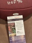 Mel Renfro Signed Full Size Football With Hof Inscription Jsa  Dallas Cowboys
