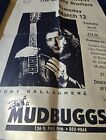Rory Gallagher Autograph W  Concert Poster And Ticket Stub