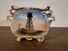 Antique Porcelain Hand Painted Vase Souvenir Of Sisseton  South Dakota 3 
