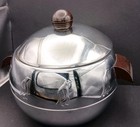 Vtg West Bend Penguin Hot Cold Server Ice Bucket Chrome Bakelite Atomic Mcm Usa