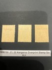  Australia 1936 Kangaroo Specimen Stamp Set 10 -    1    2 Cofa Wmk Mlh Pre-decima