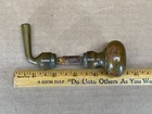 Antique Vintage Brass Screen Door Knob Pull Lever Handle Spindle Salvage