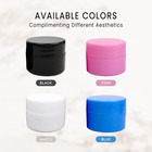 24 Jars 7 Gram High Quality Round Plastic Cosmetic Sample Container Jars