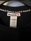 Reebok Men s Fleece Pullover Crewneck Sweatshirt Black Medium M