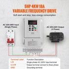 18a Vfd Ac Motor Speed Control Drive 220v Single To Three Phase