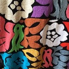 New Hand Embroidered Birds   Flowers Mexican Huipil Tunic Blouse Oaxaca  m 