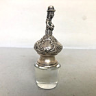 Antique Sterling Silver European Decanter Stopper 
