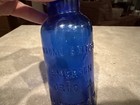Antique Medicine Bottle- 4    Cobalt Blue- Bromo- Seltzer - Emerson - Drug Co  Bal