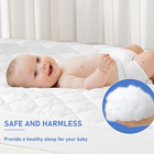 2 Pack Waterproof Crib Mattress Protector  Quilted Baby Mattress Cover Fitted De