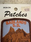 Badlands South Dakota Patch Vintage Iron On Brown Mountain New Patches Usa 3 X 2