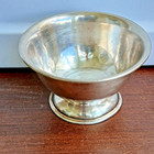 Antique 1950 s Sheraton Hotel Silver Ice Cream Pedestal Bowl Reed   Barton
