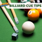 40pcs Slip On Pool Cue Tips Replacement Kit 4 Sizes Upgrade Pool Stick Tips