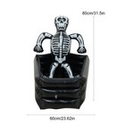 Fenudox Inflatable Skeleton Ice Bucket  Halloween Party Drink Tub  Skeleton