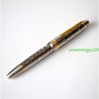 Titanium Alloy 136 Piston Fountain Pen Hammered Finish Steel Nib F  0 5mm  Gifts