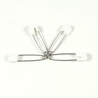 Diaper Pins -  white  - Sturdy  Stainless Steel Diaper Pins With Safe Locking