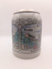 Vintage German Beer Stein Berlin 5 3 4  Tall Ceramic Mug With Lid West Germany