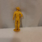 Vintage Auburn Rubber Farmer Figure Made In The Usa On The Farm Yellow Read