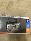 Sylvania Portable Cd Radio Boombox   Aux In Srcd243 - Black