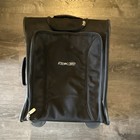 Reebok Black Wheeled Carry On Suitcase W carry Handle  Zipper  3 Pockets