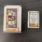 Zippo Camel Vintage 1998 Texas State Cream Matte Lighter   Matching Hardpack
