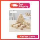 1 Inch Wood Blocks For Crafts  Unfinished Wood Cubes  Natural Blank Square Woode