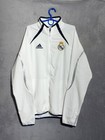 Real Madrid Icon Retro Jacket 2006 X 2021 White Adidas Polyester Mens Size M