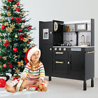 Pretend Play Kitchen For Kids  Wooden Kitchen Playset Children Interactive Toy