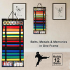 Karate Belt Display Rack  Martial Arts Belt Display Holds 12 Belts  Taekwondo   