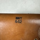Us Gi M1 Garand Leather Cheek Pad Mrt 52 Dated Korean War Sniper Rifle M1c