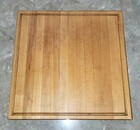 Heavy Duty Solid Maple Wood Cutting Board W Juice Groove And Feet Cleaned Sanded