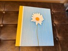 New Vintage Hallmark Photo Album Scrapbook Blue With Flower