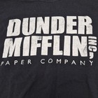 The Office Dunder Mifflin Paper Company T Shirt Mens Large Black Nbc Tv