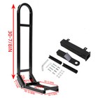 Golf Cart Rear Seat Safety Grab Bar back Footrest Trailer Hitch For Ezgo Yamaha