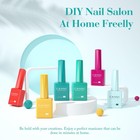 9ml Gel Nail Polish Set  6 Bold Shades Uv Led Soak Off Gel Polish