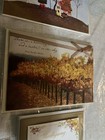 Papyrus Lot Of 6 Greeting Cards Thanksgiving 3d Sparkle Leaves Fall Thanks New