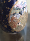 Antique Meiji Period Miniature Japanese Satsuma Vase With Shimazu Clan Mark