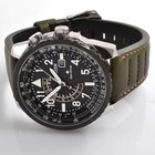 Citizen Men s Watch Nighthawk Eco Drive Black Dial Leather Strap Bj7138-04e