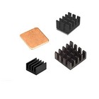  Raspberry Pi 4 Heatsink Kit Aluminum   Copper   3m 8810 Thermal Black  3pcs 
