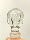 Vintage Glass Lead Crystal Controlled Bubble Bottle Stopper Only Decanter Jar