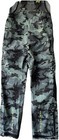 Huk Fishing Bib Mens Medium Black green Camo Overall Overpants