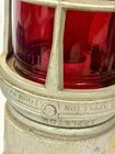 Appleton Form 100 Explosion Proof Light W  Cage And Ruby Red Globe